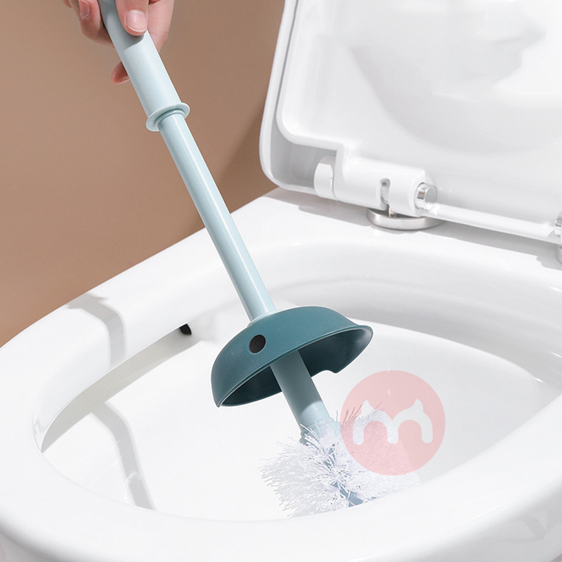 other FF369 Wholesales Soft Bristles Bathroom Cleaning Brush No Dead Corner Toilet Brush with Holder Set