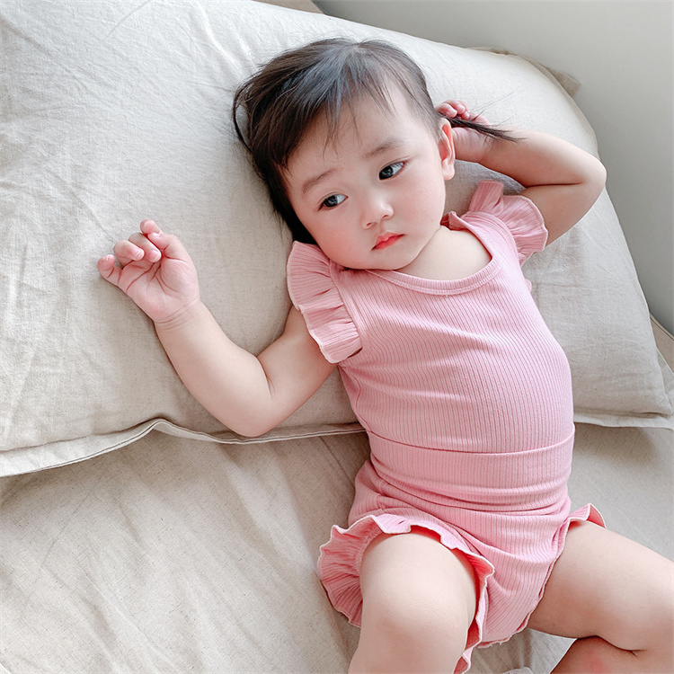 JINXI Ribbed cotton with flowing sleeves for children