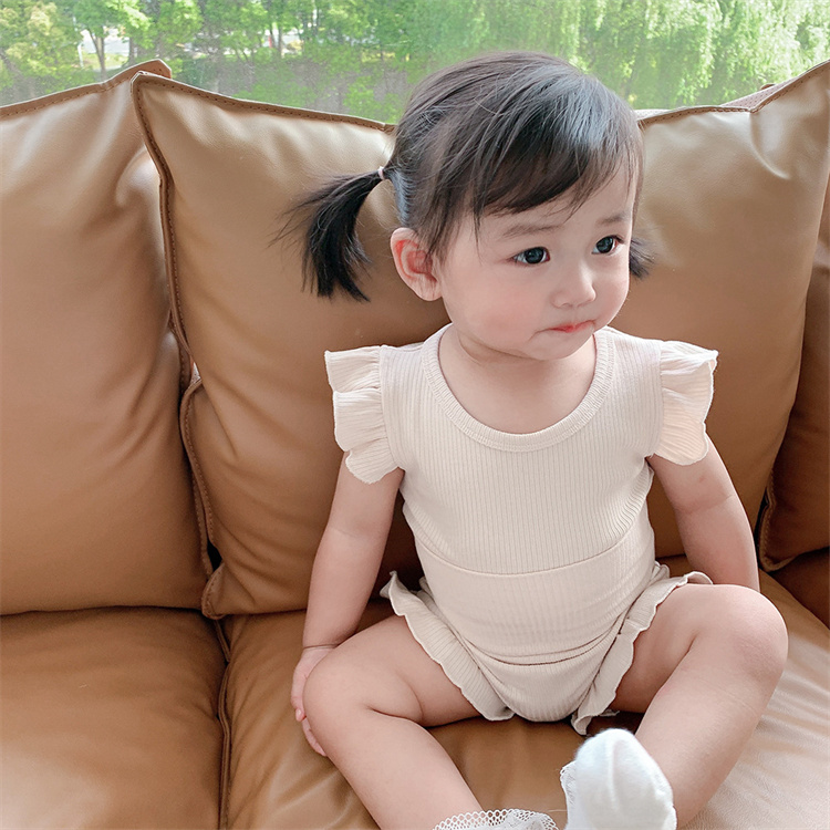 JINXI Ribbed cotton with flowing sleeves for children