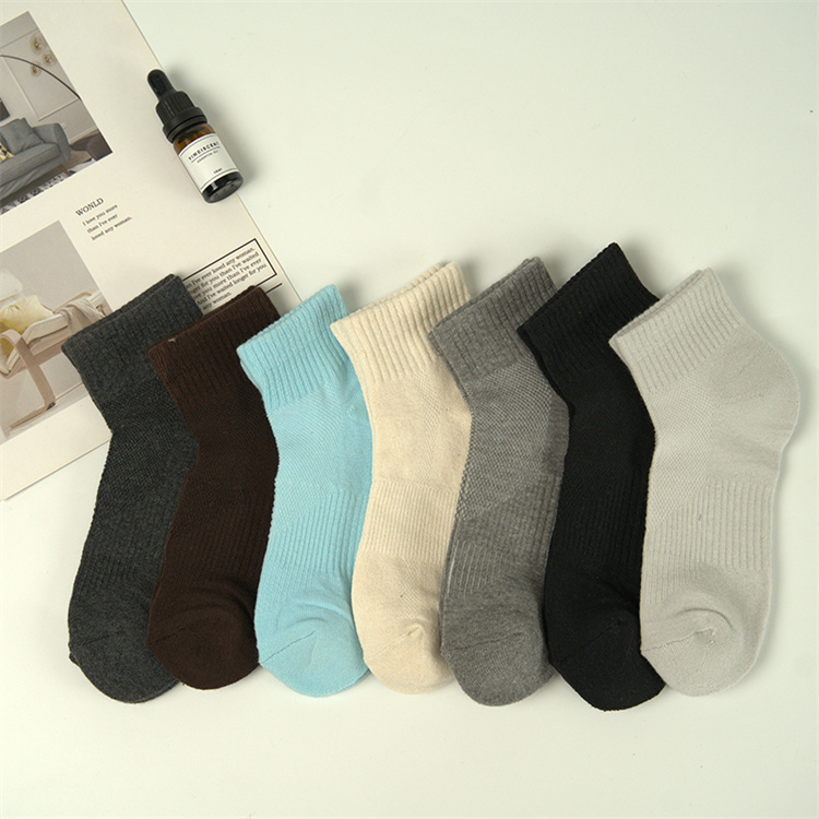 FY The latest design: high-quality soft and breathable summer low top men's and women's sports socks