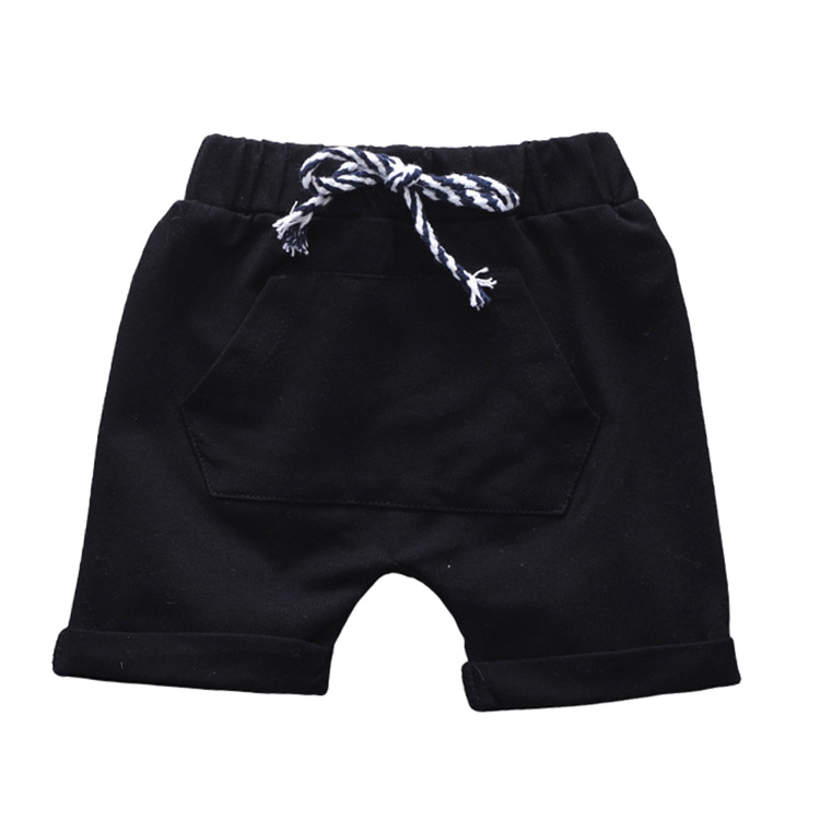 JINXI comfortable little boy shorts with solid cotton pockets