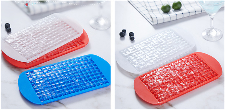 Mini 160 cell silicone ice cube tray