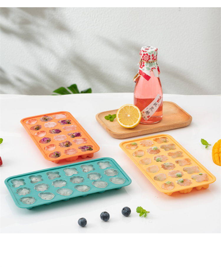 18 cell silicone ice cube tray mold