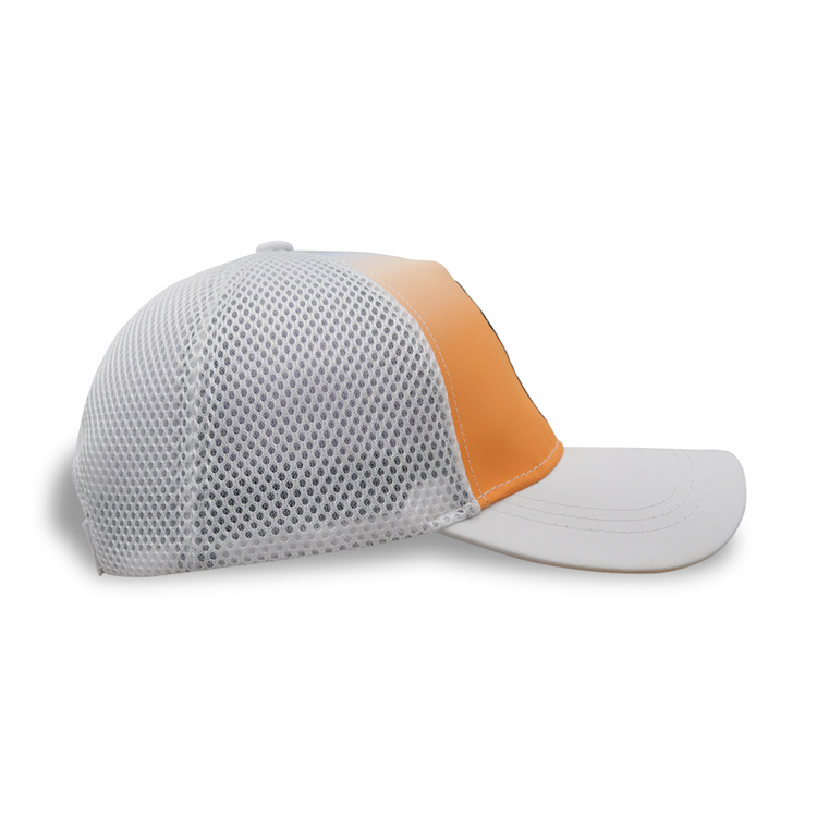 UMOK Soft mesh embroidery sublimation 6-Piece baseball cap with 100% polyester logo luxury hat fur baseball