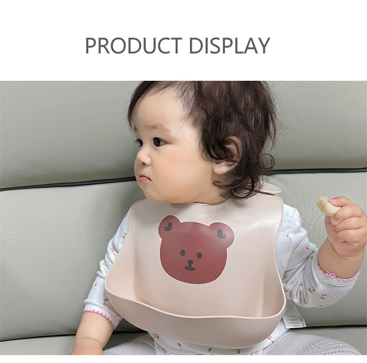 Kamimi adjustable waterproof baby silicone Bib