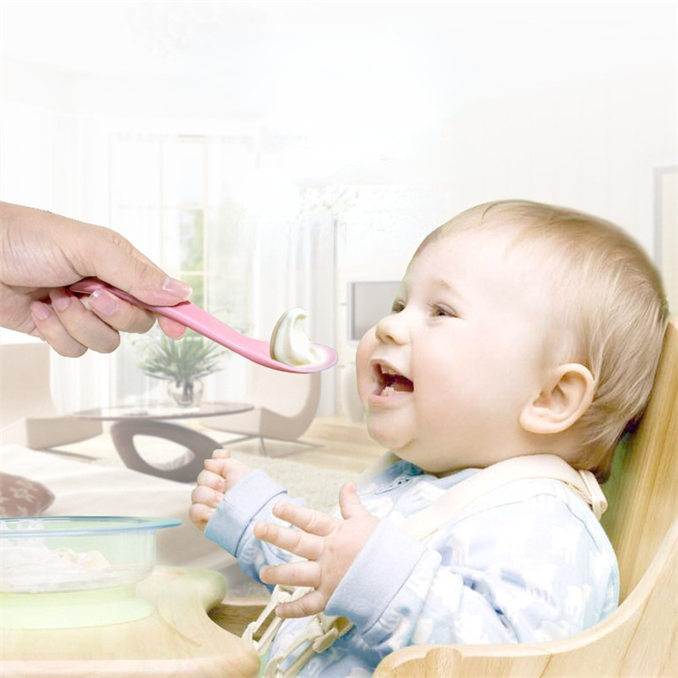 Silicone baby spoon