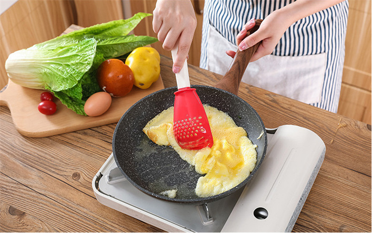 Kitchen multifunctional cooking spoon slotted spoon