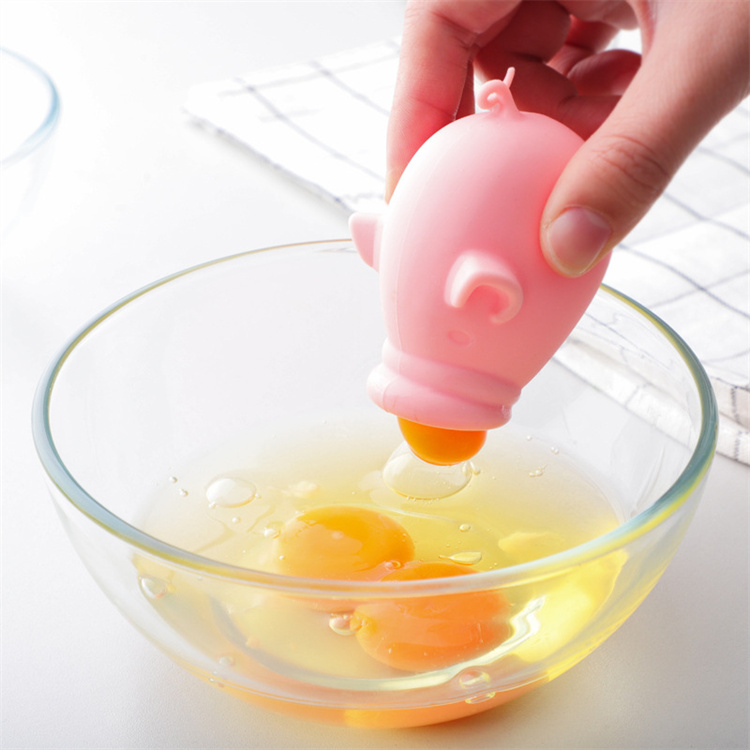 Silica gel egg white separator