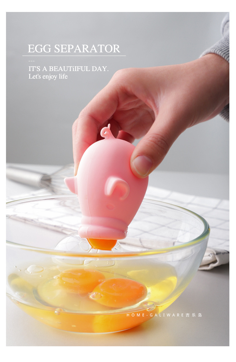Silica gel egg white separator