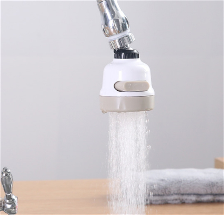 Three speed supercharged shower faucet