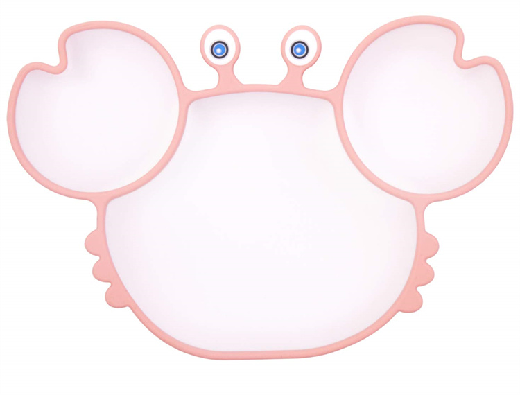 Cartoon crab drop proof dinner plate