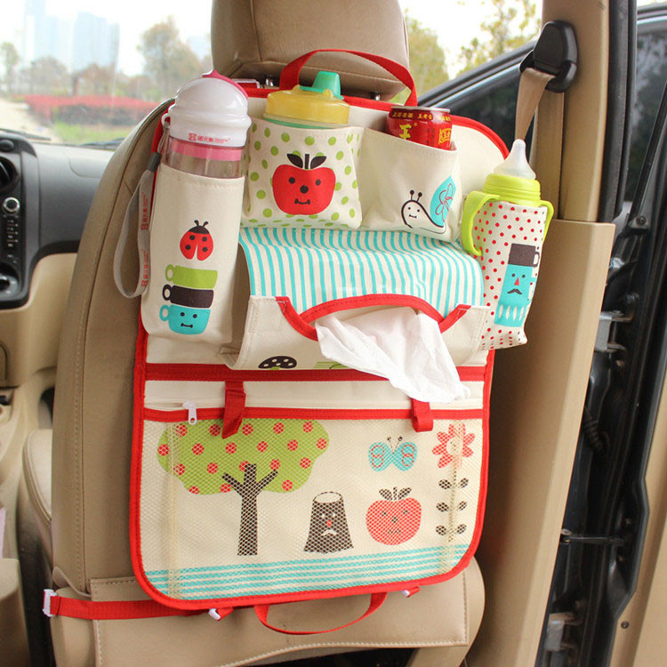 OEM car seat back baby supplies storage bag