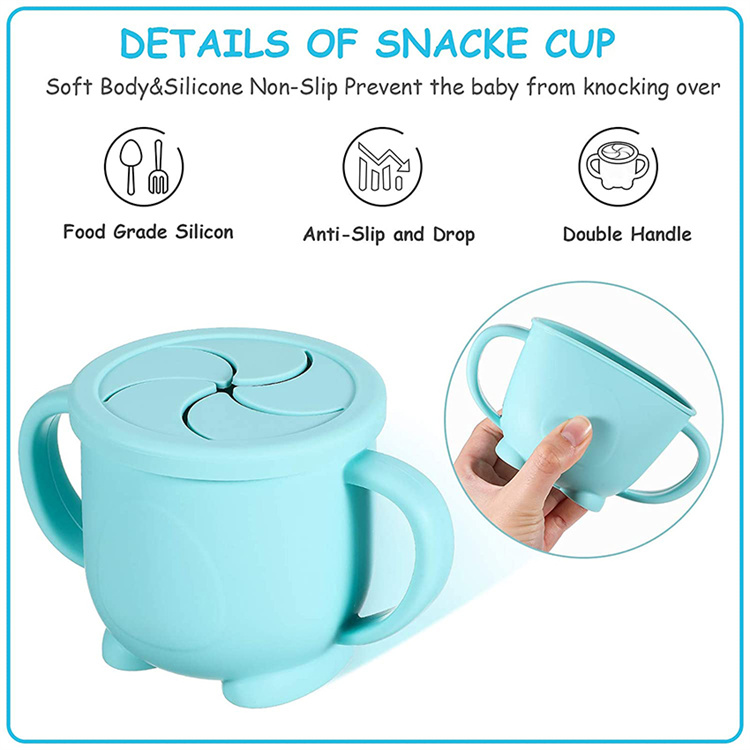 Collapsible food grade silicone cup