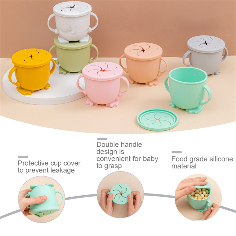 Collapsible food grade silicone cup