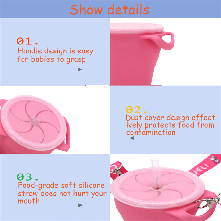  Tableware Foldable silicone suction cup for infants children and young children