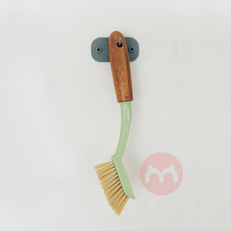 Household cleaning porcelain and bamboo handle Mini BrushHousehold cleaning porcelain and bamboo handle Mini Brush
