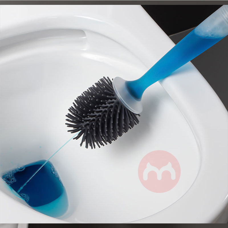 Cleaning replenishment liquid spray silicone toilet cleaning brush
