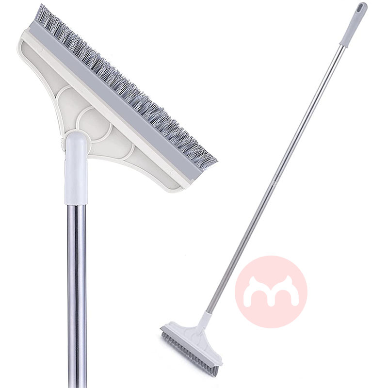 Movable floor cleaning brush long handle broom