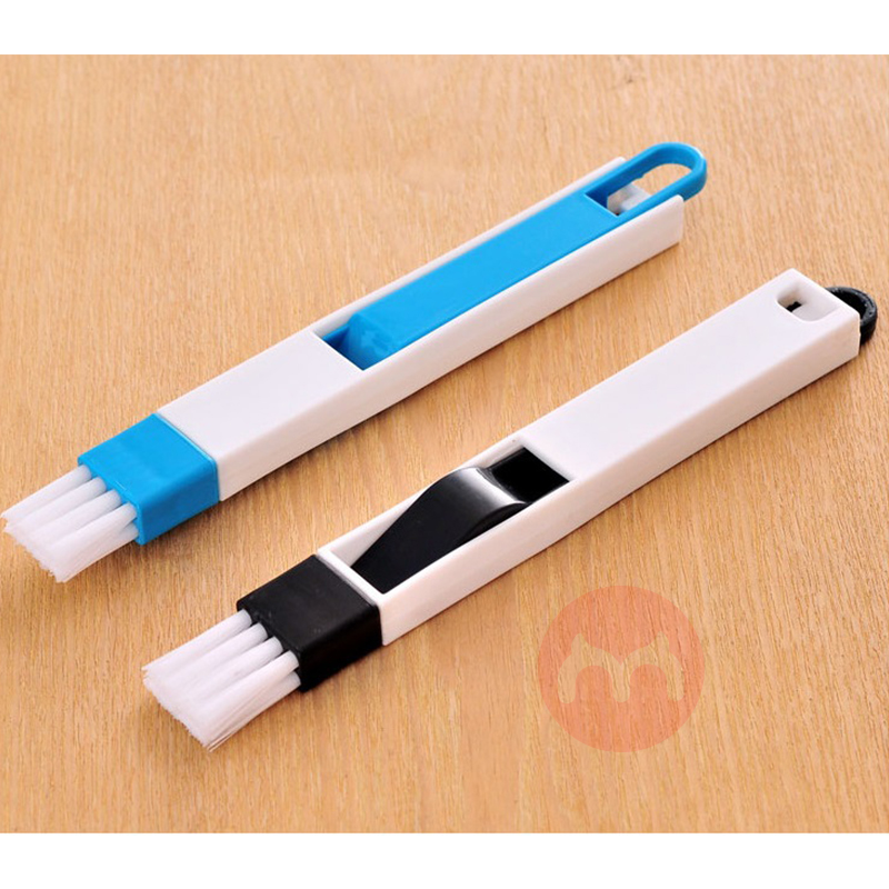 Multifunctional window slot cleaning brush window slot