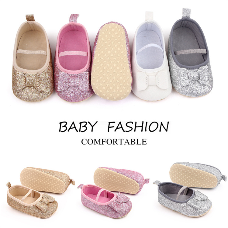 OEM Glitter Party Baby Walker Girl kids shoes