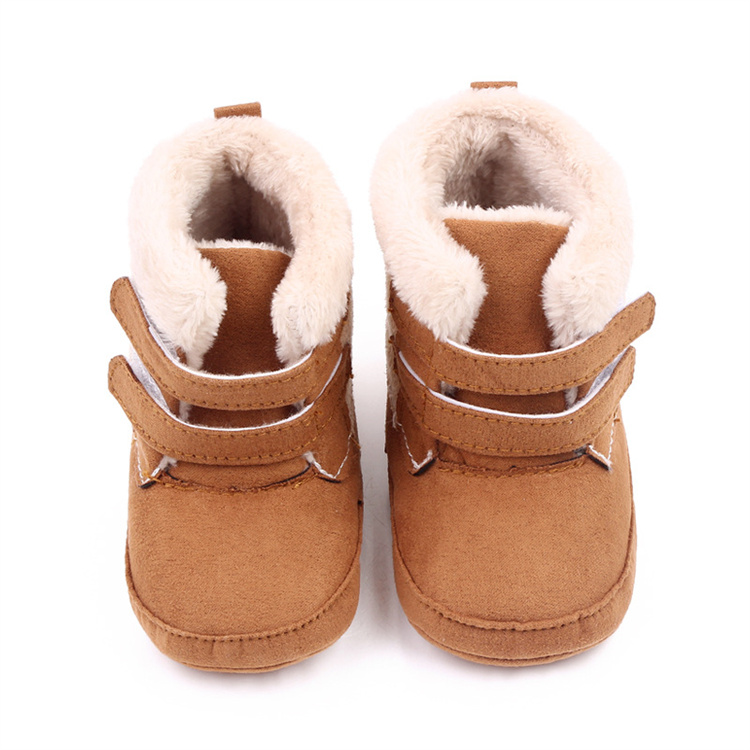 OEM Plush warm kids shoes with cotton boots for toddlers