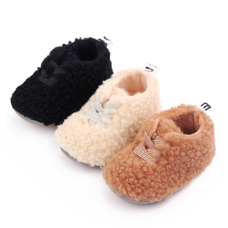 OEM Autumn and winter suede cotton shoes keep warm baby children's shoes