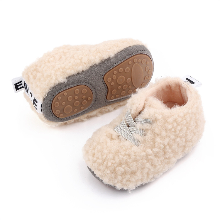 OEM Autumn and winter suede cotton shoes keep warm baby children's shoes