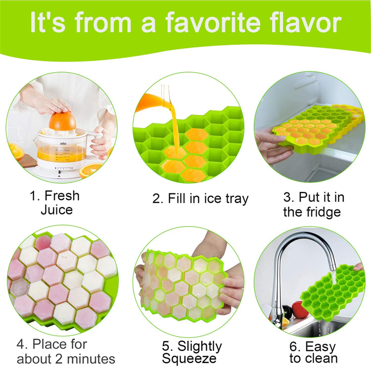 Reble silicone ice tray