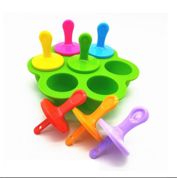 Silicone popsicle mold