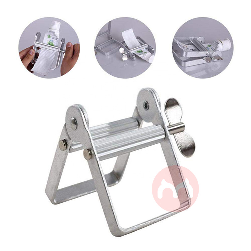 Stainless Steel Toothpaste Squeezer Roller Oil Paint Extruder Oil Paint Hair Color Dye Cosmetics Tube Wringer Bathroom T