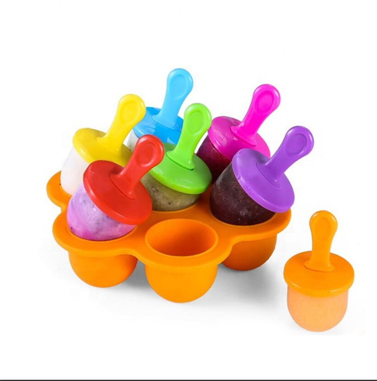 Silicone popsicle mold