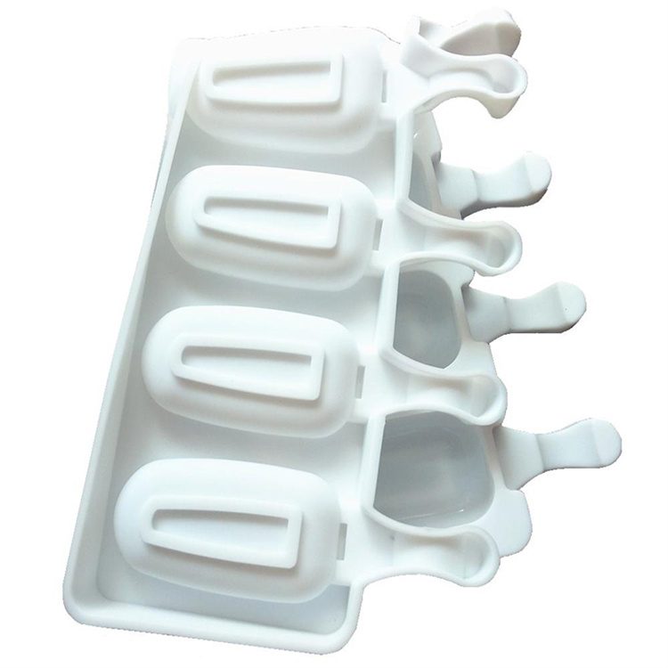 Silicone ice cream popsicle mold