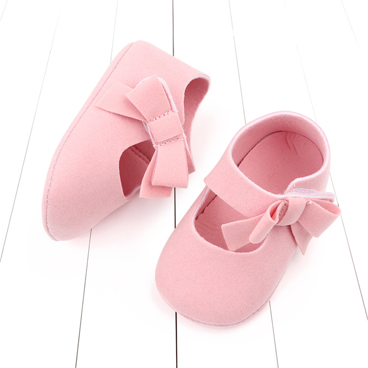 OEM Spring and autumn bow, soft sole, Princess Darling walking kids shoes
