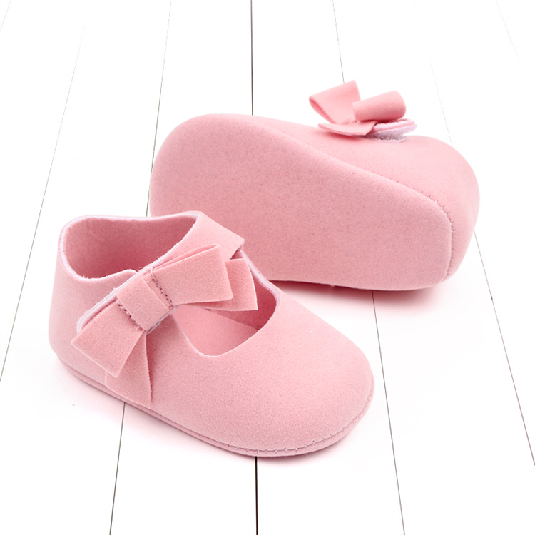 OEM Spring and autumn bow, soft sole, Princess Darling walking kids shoes