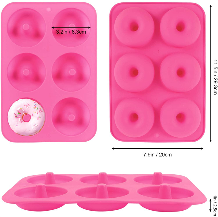 3D silicone donut mold