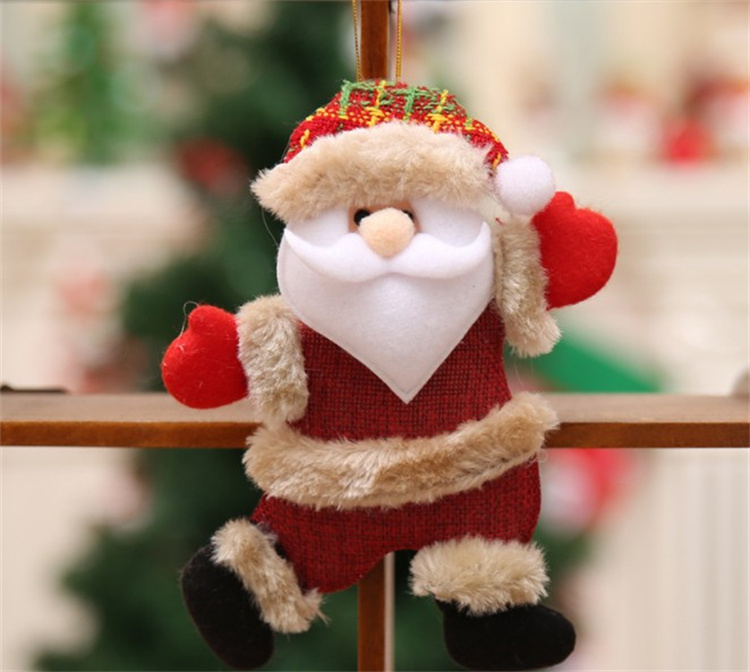 [3 sets] Christmas tree accessories Christmas doll