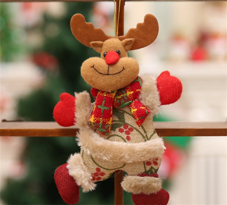 [3 sets] Christmas tree accessories Christmas doll