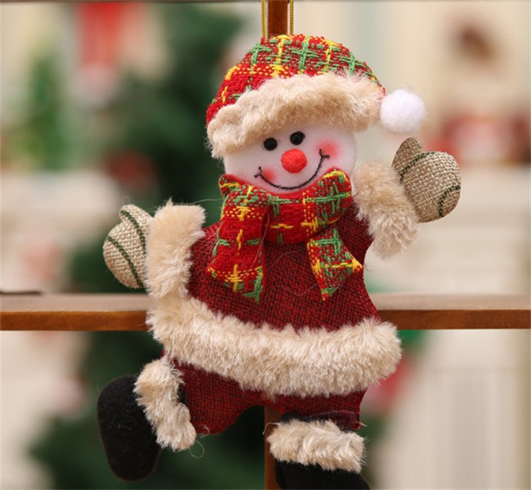 [3 sets] Christmas tree accessories Christmas doll