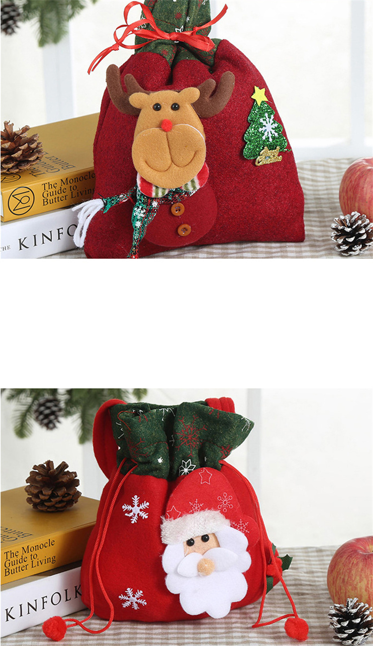 [3 Pack] Christmas gift bag