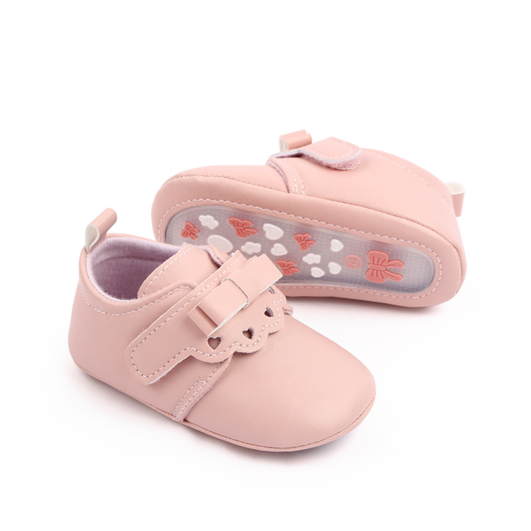 OEM Girls Pu Prewalker baby casual kids shoes