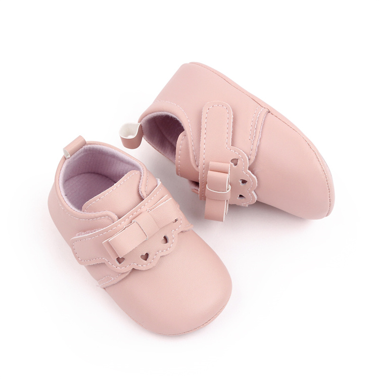 OEM Girls Pu Prewalker baby casual kids shoes