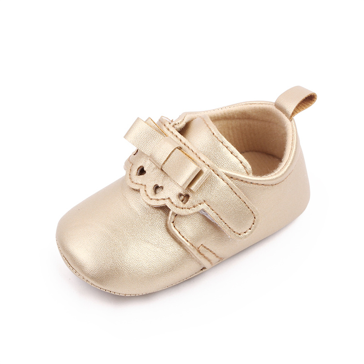 OEM Girls Pu Prewalker baby casual kids shoes