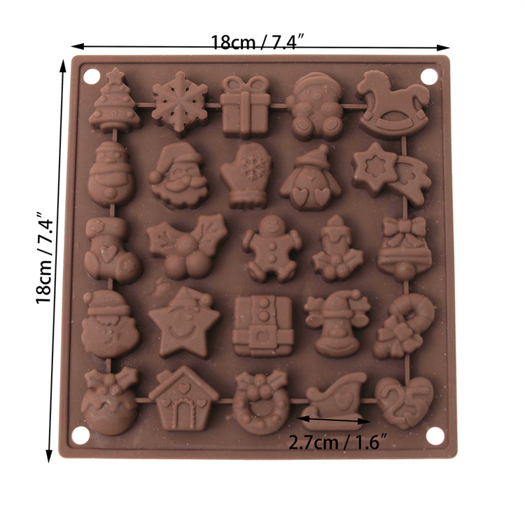 Chocolate Mold Gingerbread Man Christmas candy mold