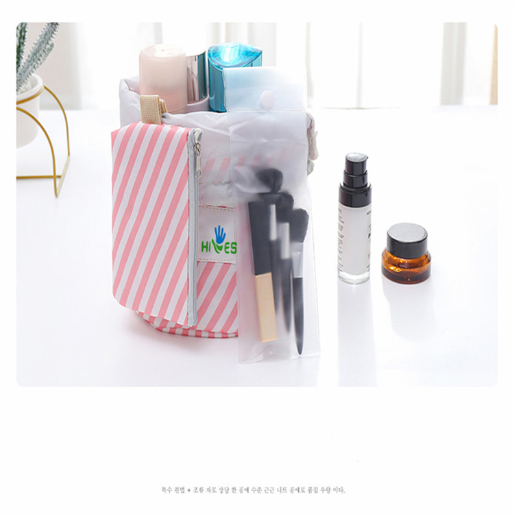 Business trip drawstring cosmetics storage bag