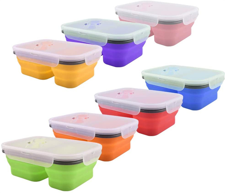 Silicone food storage box