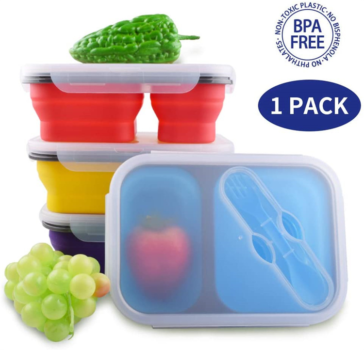 Silicone food storage box