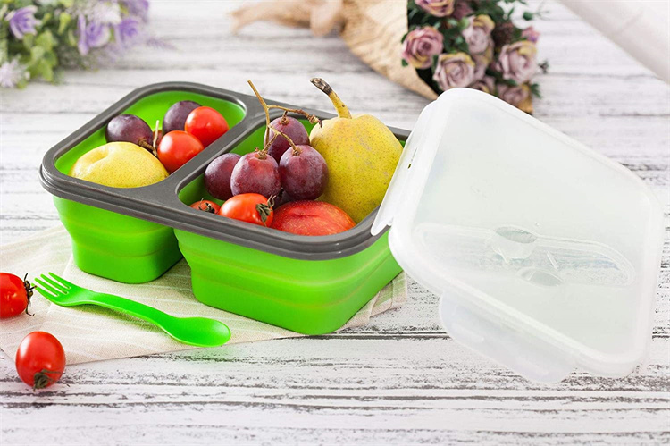 Silicone food storage box