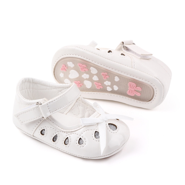 OEM Baby kids shoes leather TPR sole non-slip