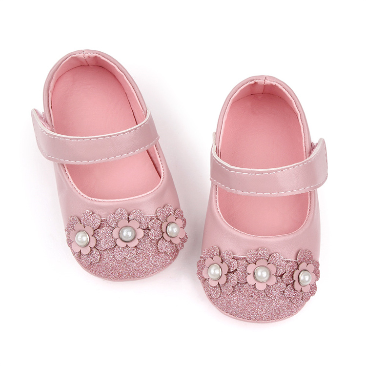 OEM Baby step kids shoes with lovely flower soles