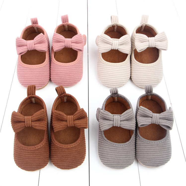 OEM Spring and autumn bows soft soles darling Walker shoes